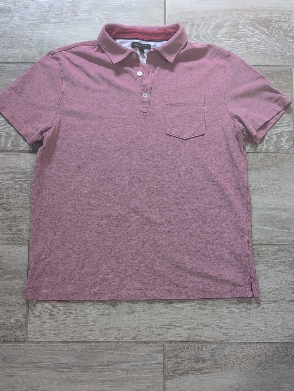Banana Republic Performance Pique Polo Shirt | Banana Republic Red Polo